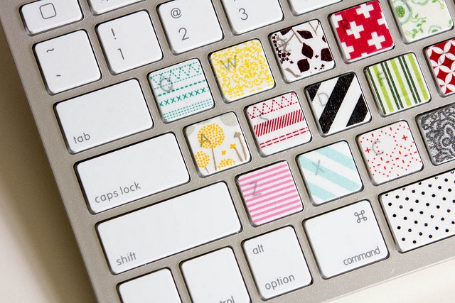 WASHI TAPE KEYBOARD nz style beauty blogger
