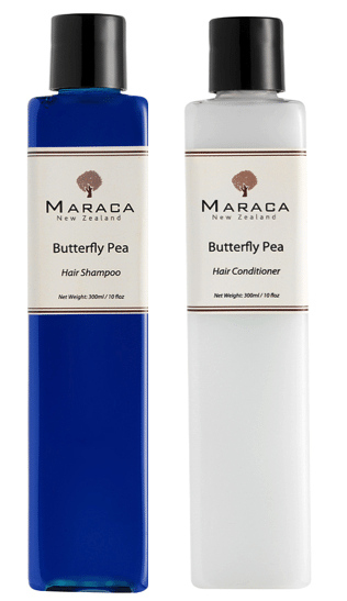 maraca butterfly pea shampoo and conditioner new zealand beauty blogger