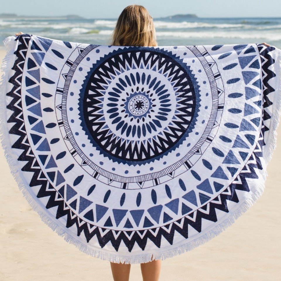 Summer's Most Coveted Accessory: The Roundie Towel by The Beach People...  