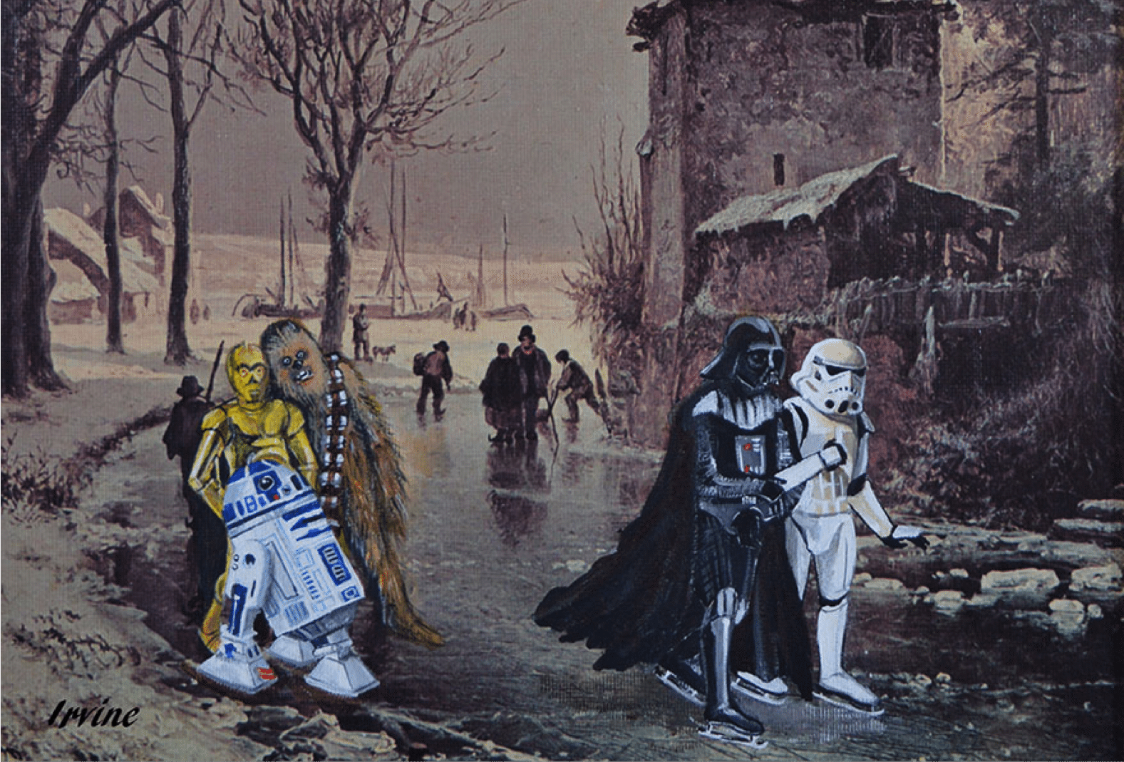 Altered Art: David Irvine Turns Thrift Store Art Into Pop Culture